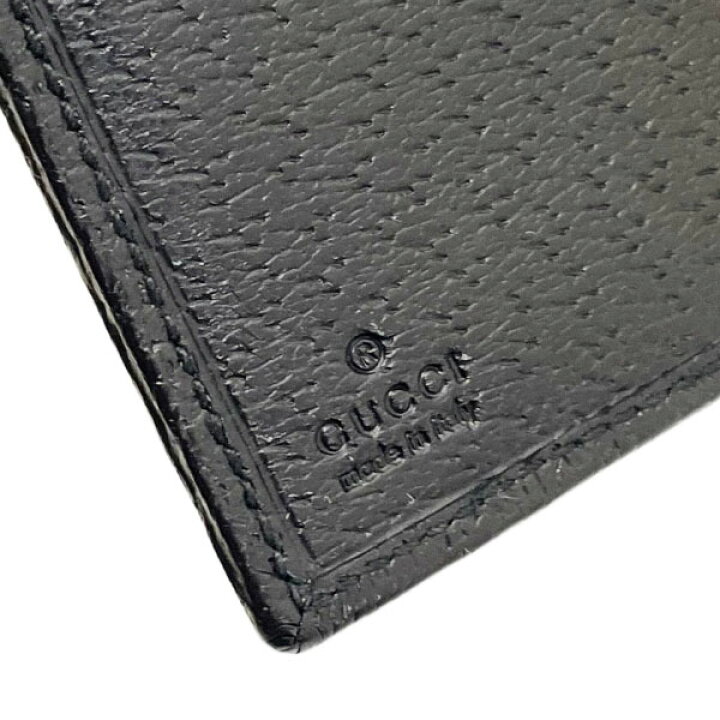 楽天市場】グッチ 長財布 ロゴプレート 二つ折り長財布 GGキャンバス 