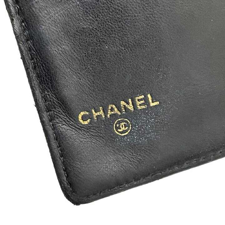 楽天市場】シャネル 長財布 ココマーク がま口長財布 キャビアスキン  