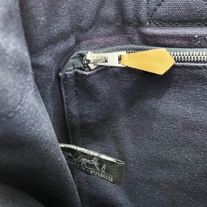 楽天市場】エルメス トートバッグ フールトゥPM キャンバス ネイビー 