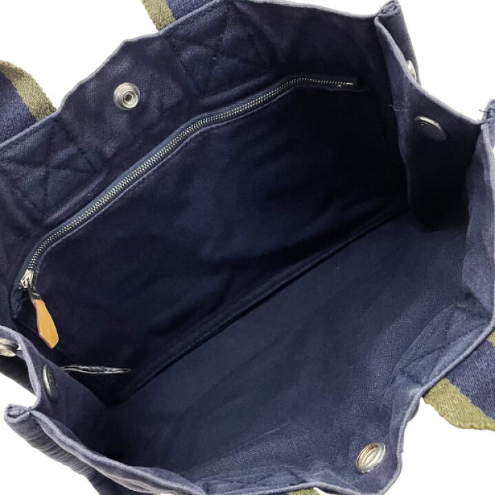 楽天市場】エルメス トートバッグ フールトゥPM キャンバス ネイビー 