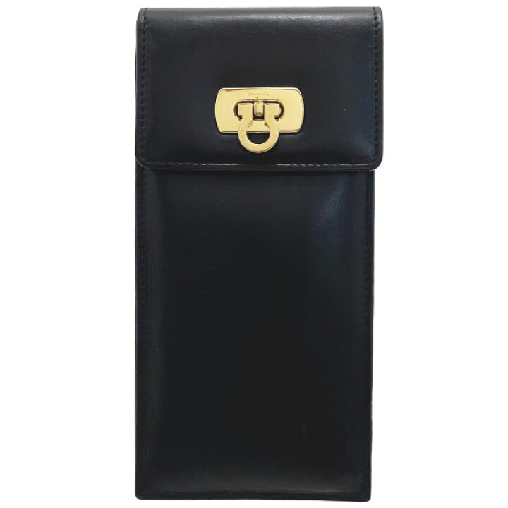Salvatore Ferragamo メガネケース 黒 （999.9×Ferragamo メガネ 