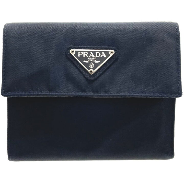 楽天市場】プラダ 財布 トライアングル 三つ折り財布 テスート  