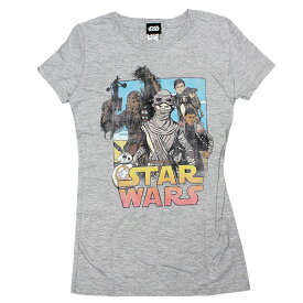 Tシャツ ユニセックス ジュニア 【SWAR WARSスター・ウォーズ Tシャツ STRS0013 ライトグレー S・M・ L・XL】