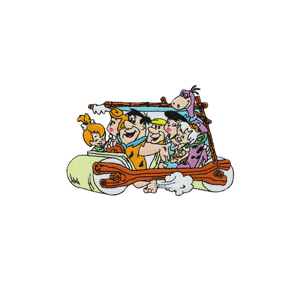 The Flintstones ワッペン アイロン 買い物 アップリケ 原始家族 ファミリー ブランド激安セール会場 P-HAN-0005 フリンストーン