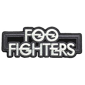 ☆3枚セット☆ THE FOO FIGHTERS 【バンド アイロン ワッペン/ フー・ファイターズ Foo Fighters ロゴ/ ブラック × グレー × ホワイト / P-4353 】