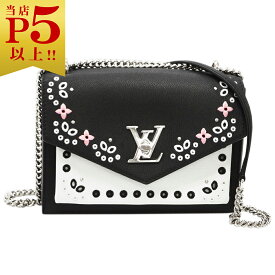 【ポイント6倍以上★】中古 ルイヴィトン バッグ M53954 LOUIS VUITTON 2WAY ショルダー マイロックミーBB ブラックxホワイトxピンク YJL04449-10804 美品