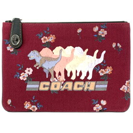 コーチ バッグ 51229-V5WIN COACH クラッチバッグ ターンロック ポーチ 26 ウィズ シャドウ レキシー ワイン アウトレット 新品