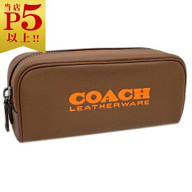 コーチ ポーチ C6738-TIO COACH メンズ トラベル キット 21 ダーク サドル/キャニオン アウトレット 新品