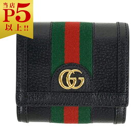 グッチ 財布 719887-1060 GUCCI 二つ折り L字ジップ 小銭入れ付き GGマーモント カーフ ブラック ウェビング レッドxグリーン アウトレット 新品