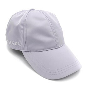 プラダ 帽子 PRADA テスート ナイロン ベースボールキャップ ロゴ サイズL パープル メンズ 2HC274 T-YJP06251