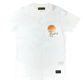 リプレイ Tシャツ M3386 REPLAY メンズ 半袖 丸首 タイガー プリント ホワイト S.M サイズ 04715 アウトレット 紙袋付き 新品