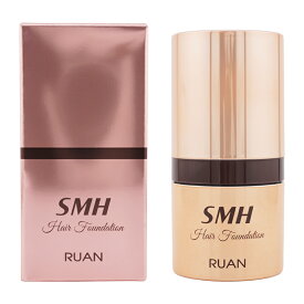 RUAN ルアン SMHヘアファンデーション No.1 BLACK 12g 頭皮用ファンデーション 白髪カバー パフ スタイリング 生え際カバー[ギフトラッピング対応]