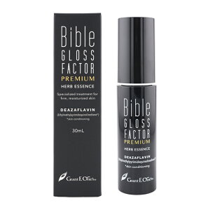 Bible GLOSS FACTOR PREMIUM �o�C�u���O���X�t�@�N�^�[ �v���~�A���n�[�u�G�b�Z���X 30ml ���e�t �ێ� ����[�M�t�g���b�s���O�Ή�]