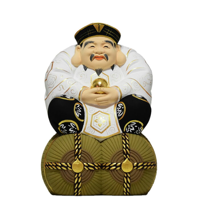 楽天市場】木彫り 仏像 【宝珠大黒天（大国主神）】 桧木 坐2.5寸 極 