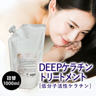 ＼楽天ランキング1位／ ダメージヘア トリートメント 詰め替え用 1000ml DEEPオリジナル 活性化ケラチン …