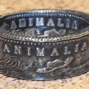 ANIMALIA �m�A�j�}���A�n �w��ANIMAL-AC13 CA1849 COIN RING(SILVER925)