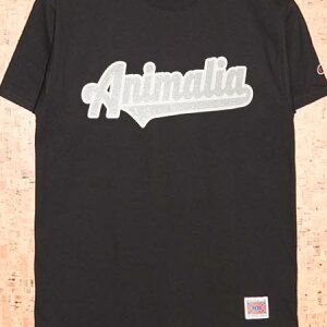 ANIMALIA �m�A�j�}���A�n T�V���cAN18U-TE02 GAME LOGO-LAME CHAMPION BODY BIG SILHOUETTE