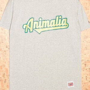 ANIMALIA �m�A�j�}���A�n T�V���cAN18U-TE02 GAME LOGO-LAME CHAMPION BODY BIG SILHOUETTE