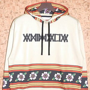 ANIMALIA �m�A�j�}���A�n �p�[�J�[ AN23A-SW04 ATTERNED ALL OVER HOODIE:VINTAGE FLOWERS