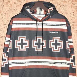 ANIMALIA �m�A�j�}���A�n �p�[�J�[ AN24A-SW09 PATTERNED ALL OVER HOODIE