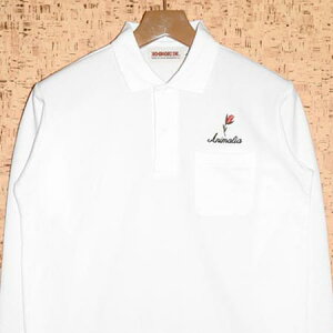 ANIMALIA �m�A�j�}���A�n �����|���V���c�@AN23SP-SH04 L/S POLO SHIRTS -ROSE-