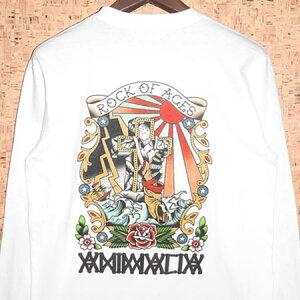 ANIMALIA �m�A�j�}���A�n ����T�@AN23A-TE02 L/S TEE - ROCK OF AGES