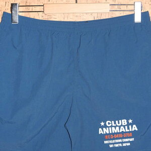 ANIMALIA �m�A�j�}���A�n �V���[�g�p���cAN25SU-PT01 EASY NYLON SHORTS -CLUB ANIMALIA-