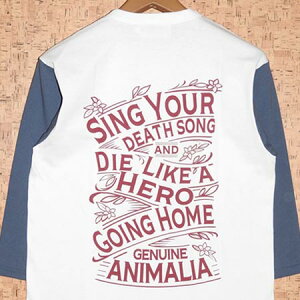 ANIMALIA �m�A�j�}���A�n ����������TAN20SP-TE03 -THEME- 3/4 SLEEVE TEE