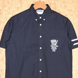 DOUBLE STEAL �m�_�u���X�e�B�[���n �����V���c753-35008 PIN LINE B.D SHIRT