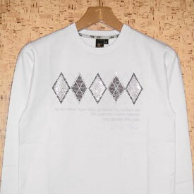 KARL KANI ［カール カナイ］　ロンT03K1102 ダイヤ柄ラインストーンロンT