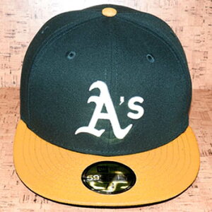 NEW ERA �m�j���[�G���n �L���b�vMLB AUTHENTIC COLLECTION ON-FIELD 59FIFTY�yOAKLAND�EATHLETICS�z