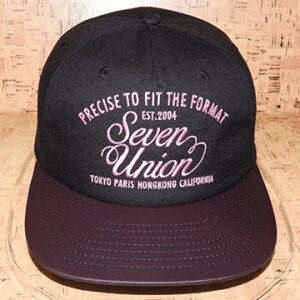 7UNION �m�Z�u�����j�I���n �L���b�vHURRICANE 5PANEL SNAP BACK CAP