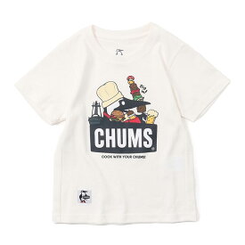 チャムス CHUMS キッズBBQブービーTシャツ CH21-1215 トップス キッズ Tシャツ 半袖