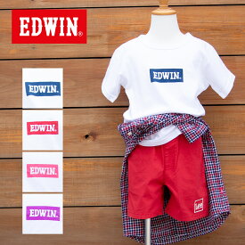 エドウィン EDWIN キッズ ロゴ tシャツ ETK010 トップス Tシャツ 半袖