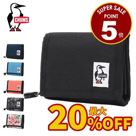 【30％OFF★P5倍】チャムス CHUMS リサイクル マルチウォレット CH60-3988 財布 カード 収納 二つ折り