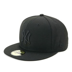 �j���[�G�� NEW ERA �L���b�v MLB �j���[���[�N�����L�[�X NY�u���b�N/�u���b�N 7 5950 NEYYAN BLK BLK 25J