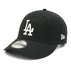 【10%OFFクーポン】ニューエラ NEW ERA キャップ 9THIRTY MLB LAブラック S/M 930 NONWAS LOSDOD BLK WHI 25J