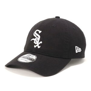 【10%OFFクーポン】ニューエラ NEW ERA キャップ 9TWENTY 920 WASHED CHIWHI BLK SWHI 25J メンズ 帽子 公式 MLB ストリート系 人気 定番 深め フラットバイザー スナップバック 調整可能 大きめサイズ ブラッ