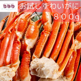 お得【お試し】ずわいがに800gボイル　かに専門店かじま　自社加工　簡易包装