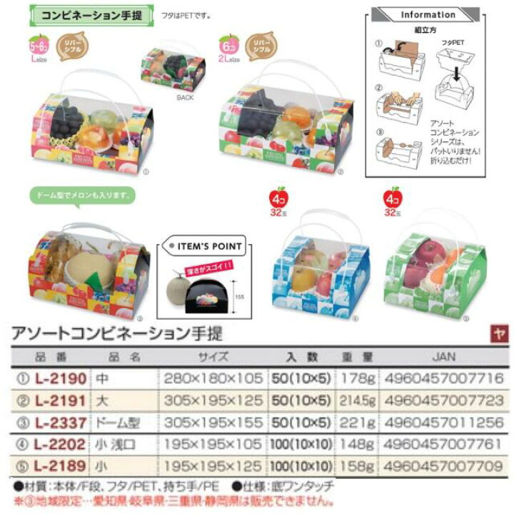 楽天市場】【個人宅不可】フルーツ 中身が見える箱 アソート 