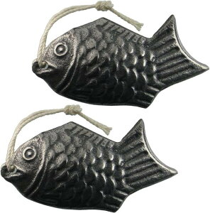 日本製 鳥部製作所 鉄分補給 お料理の鉄たまご 鉄の健康鯛 2個セット  JAN 4960579801100