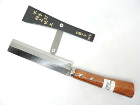 日本製 鍛冶助　竹割鉈　両刃　赤茶柄 165ミリ　クラリーノサック付JAN　4573306187226　タケワリ　鉈　なた りょうば