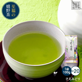 【2024新茶】【超お得】嬉野茶 さえみどり（100g×20本）昔懐かし味 すぐ飲める！お茶 ドリンク ポイント消化 送料無 食品 食品・フード ギフト 飲み物 詰め合わせ