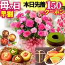 ＼本日先着150円クーポン／ 母の日 早割中 プレゼント 花 スイーツ カーネーション ギフト 鉢植え 5号 銀座千疋屋バウ…