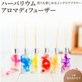 ハーバリウム アロマディフューザー 30ml イングリッシュペアー＆フリージア 洋梨とフリージアの香り インテリア 香り アロマ ドライフラワー