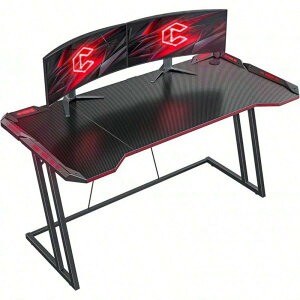 V- Q[~OfXN 120cm*s60cm LEDt Yf@ۓV gݗĊȒP  Q[~Oe[u p\RfXN Q[}[ fXN Q[萫  l炵 Q[