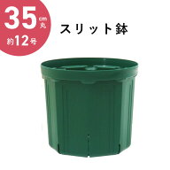 35cm スリット鉢 (約12号) 直径35cm CSM-350 モスグリーン