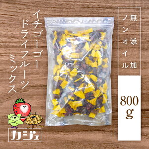 イチゴーゴーミックス 無添加 砂糖不使用 100g ~ 800g ドライフルーツ ( ストロベリー マンゴー サルタナレーズン ) 非常食 おやつ 防災食 ジップ付き袋 ドライフルーツミックス 妊婦 お菓子 カ