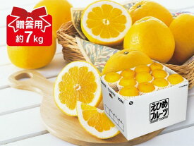 河内晩柑(ジューシーオレンジ・美生柑)贈答用約7kg（愛媛県産）【4月下旬頃～順次出荷予定】【GW連休前の出荷は終了しました】【みかん 柑橘 愛媛産】