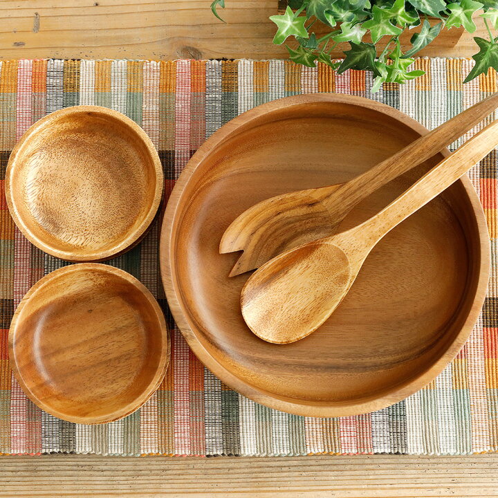 楽天市場】【営業日当日発送】アカシア食器ボウルセット（ラウンド 